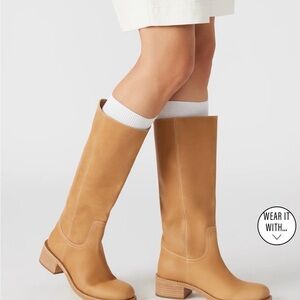 Steve Madden Banana Leather Riggs Boots